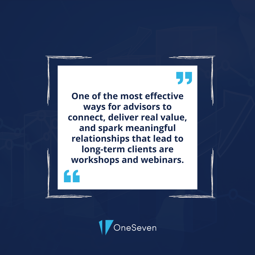 How to Use Workshops and Webinars to Gain More Clients