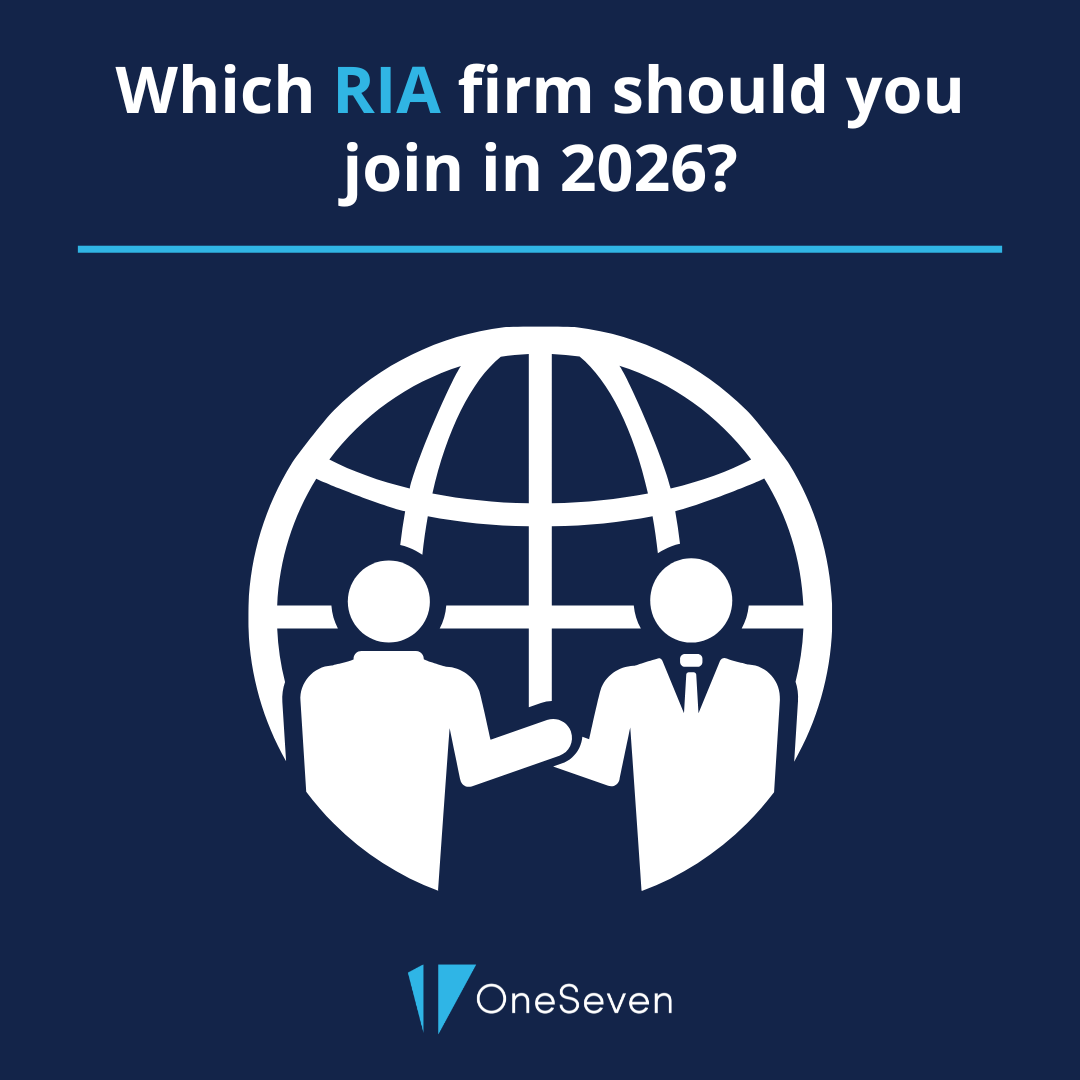 Growth-minded financial advisors evaluating leading RIA firms to join in 2026